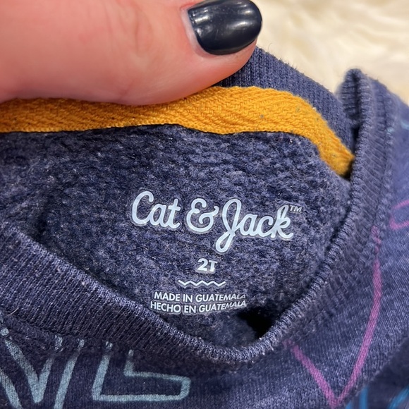 Cat and jack 2 t girl top good condition - Picture 2 of 2